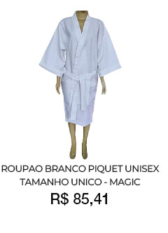 Roup�o Branco - Unissex - Magic