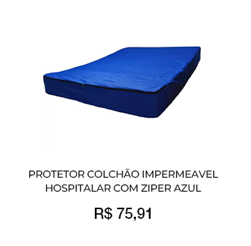 Protetor de Colch�o Imperme�vel - Azul