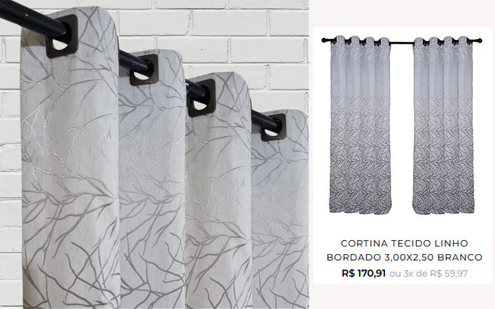 
      Lindas Cortinas

      Compre na Magic

