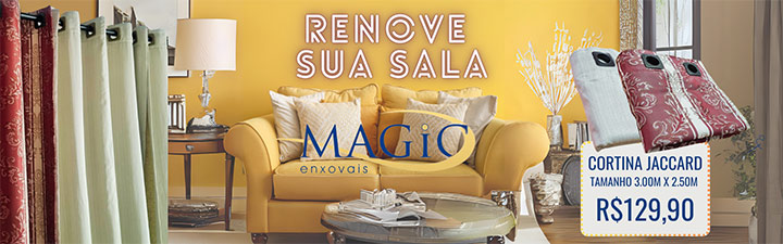 
      Lindas Cortinas e Almofadas     

             Compre na Magic

